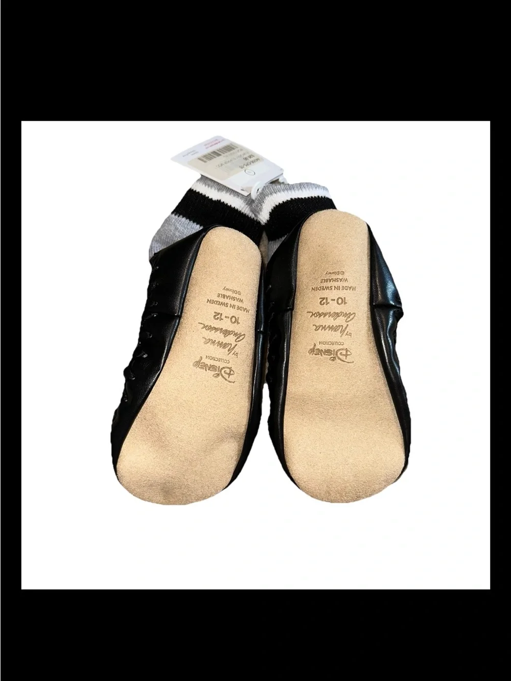 Kids Hanna Andersson Mickey Mouse Moccasin Slipper 10-12
